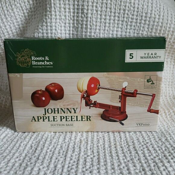 Roots & Branches Other - Roots & Branches Johnny Apple Peeler Suction Base VKP1010 Cast Iron Boxed Open